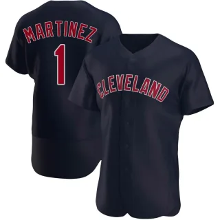 Authentic Men's Angel Martinez Cleveland Guardians Alternate Jersey - Navy