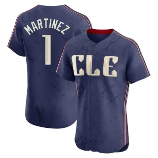 Elite Men's Angel Martinez Cleveland Guardians 2024 City Connect Jersey - Navy
