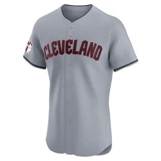Elite Men's Angel Martinez Cleveland Guardians Road Jersey - Gray