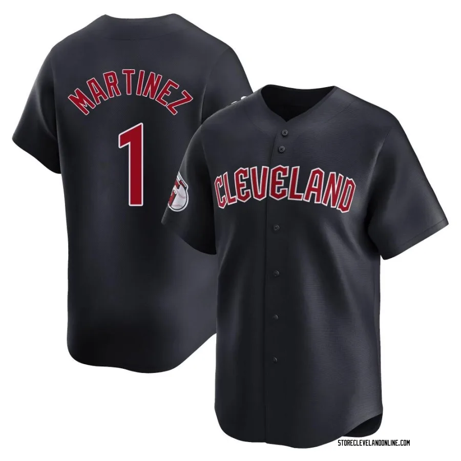 Limited Men's Angel Martinez Cleveland Guardians Alternate Jersey - Navy