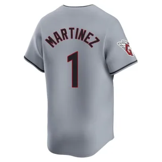 Limited Men's Angel Martinez Cleveland Guardians Road Jersey - Gray