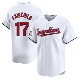 Limited Men's Stuart Fairchild Cleveland Guardians Home Jersey - White