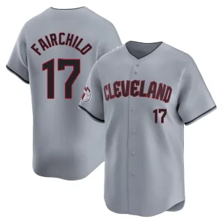 Limited Men's Stuart Fairchild Cleveland Guardians Road Jersey - Gray