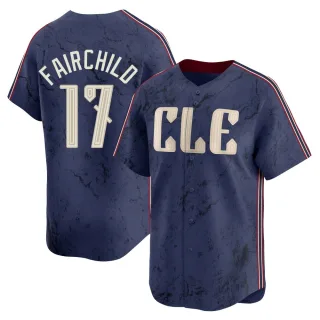 Limited Youth Stuart Fairchild Cleveland Guardians 2024 City Connect Jersey - Navy