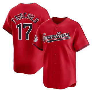 Limited Youth Stuart Fairchild Cleveland Guardians Alternate Jersey - Red