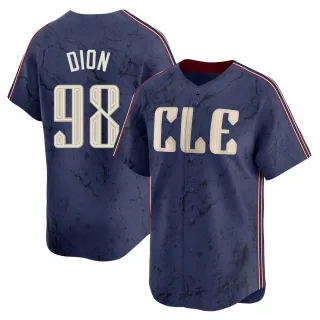 Limited Youth Will Dion Cleveland Guardians 2024 City Connect Jersey - Navy