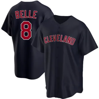 Replica Men's Albert Belle Cleveland Guardians Alternate Jersey - Navy