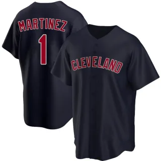 Replica Men's Angel Martinez Cleveland Guardians Alternate Jersey - Navy
