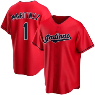 Replica Men's Angel Martinez Cleveland Guardians Alternate Jersey - Red