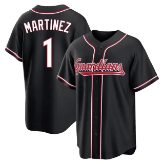 Replica Men's Angel Martinez Cleveland Guardians Fashion Out Jersey - Black