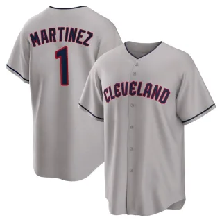 Replica Men's Angel Martinez Cleveland Guardians Road Jersey - Gray