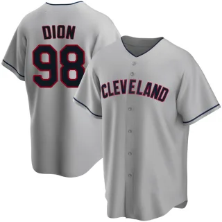 Replica Men's Will Dion Cleveland Guardians Road Jersey - Gray