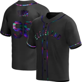 Replica Youth Will Dion Cleveland Guardians Alternate Jersey - Black Holographic